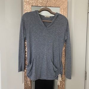 Vneck Hoodie